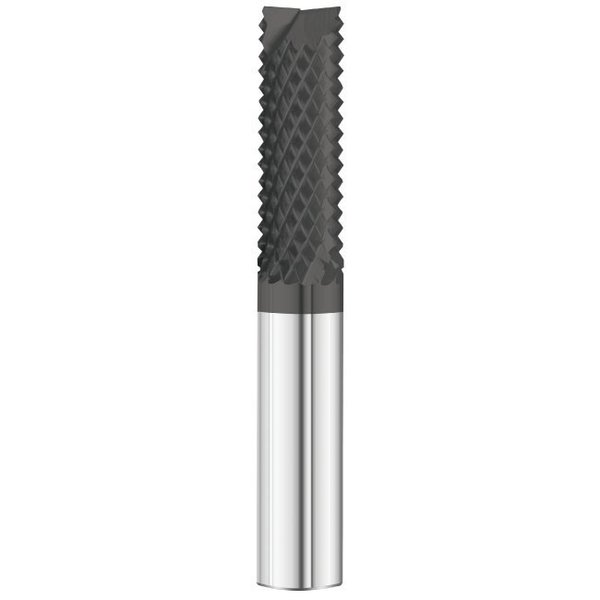 Fullerton Tool 2-Flute - 28° Helix - 5600 MATRX Burr Routers, FC1, RH Spiral, Style C - End Mill Type End Cu, 3/8 25266